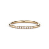 Zoe Stackable Diamond Ring in 14k Yellow Gold