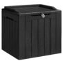 Homall 31 Gallon Outdoor Deck Box in Resin with Seat
